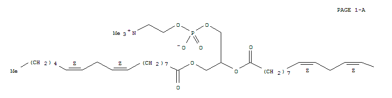Structure of 1,2-linoleoylphosphatidylcholine