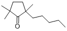 Structure of 2,2,5-TRIMETHYL-5-PENTYLCYCLOPENTANONE