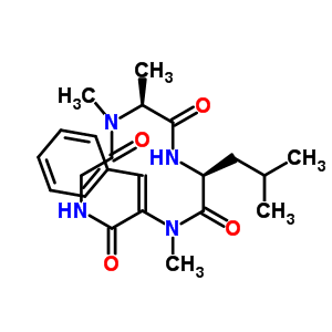 Structure of (2E)-3-Phenyl-N-methylcyclo(Dha-Gly-N-methyl-L-Ala-L-Leu-)
