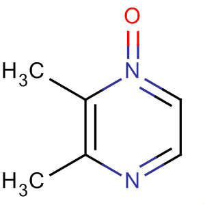 Structure of Pyrazine, 2,3-dimethyl-, 1-oxide