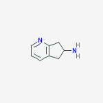 5H-CYCLOPENTA[B]PYRIDIN-6-AMINE,6,7-DIHYDRO-结构式