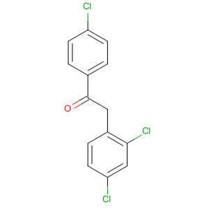 Structure of Ethanone, 1-(4-chlorophenyl)-2-(2,4-dichlorophenyl)-