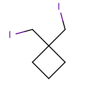 Cyclobutane, 1,1-bis(iodomethyl)-结构式