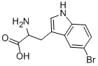 5-溴-DL-色氨酸结构式