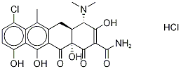 Structure of ANHYDROCHLORTETRACYCLINE HYDROCHLORIDE, CAN BE USED AS SECONDARY STANDARD