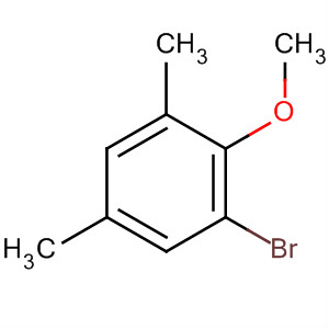Structure of Benzene, 1-bromo-2-methoxy-3,5-dimethyl-