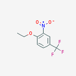 1-Ethoxy-2-nitro-4-(trifluoromethyl)benzene结构式