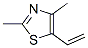 Structure of Thiazole, 5-ethenyl-2,4-dimethyl-