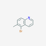 5-Bromo-6-methylquinoline结构式