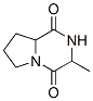 3-methyl-2,3,6,7,8,8a-hexahydropyrrolo[1,2-a]pyrazine-1,4-dione结构式