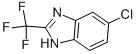 5-CHLORO-2-(TRIFLUOROMETHYL)BENZIMIDAZOLE结构式