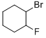 Structure of 1-BROMO-2-FLUOROCYCLOHEXANE