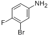 3-溴-4-氟苯胺结构式
