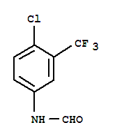 N-[4-chloro-3-(trifluoromethyl)phenyl]formamide结构式