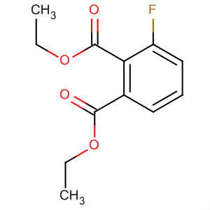 1,2-Benzenedicarboxylic acid, 3-fluoro-, diethyl ester结构式