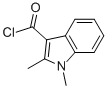 Structure of 1H-INDOLE-3-CARBONYL CHLORIDE,1,2-DIMETHYL-