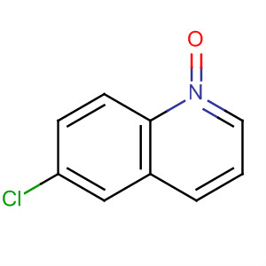 Structure of Quinoline, 6-chloro-, 1-oxide