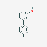 3-(2,4-difluorophenyl)phenol结构式