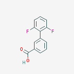 3-(2,6-Difluorophenyl)benzoic acid结构式