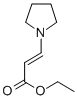 Structure of ETHYL TRANS-3-(1-PYRROLIDINO)ACRYLATE