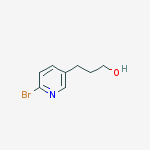 6-bromo-3-Pyridinepropanol结构式