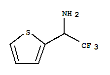 2,2,2-三氟-1-(噻吩-2-基)乙胺结构式