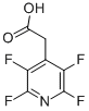 Structure of (2,3,5,6-TETRAFLUORO-4-PYRIDINYL)ACETIC ACID
