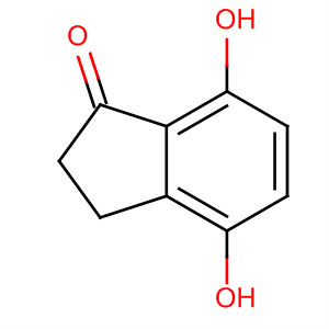 Structure of 1H-Inden-1-one, 2,3-dihydro-4,7-dihydroxy-