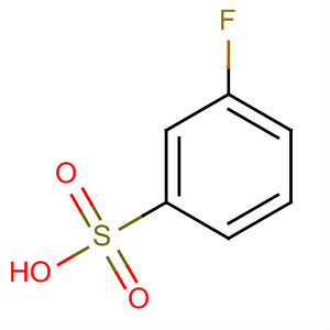 Structure of Benzenesulfonic acid, 3-fluoro-