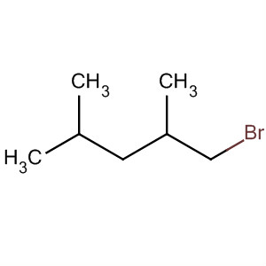 Pentane, 1-bromo-2,4-dimethyl-结构式