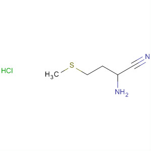 Butanenitrile, 2-amino-4-(methylthio)-, monohydrochloride结构式