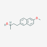 2-NAPHTHALENEPROPANOL, 6-METHOXY-A-METHYL-结构式