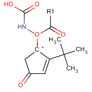 Structure of Carbamic acid, [(1R)-4-oxo-2-cyclopenten-1-yl]-, 1,1-dimethylethylester