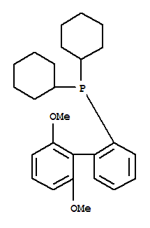 2-双环己基膦-2',6'-二甲氧基联苯结构式