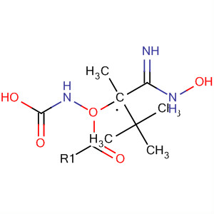 Carbamic acid, [2-(hydroxyamino)-2-imino-1-methylethyl]-, 1,1-dimethylethyl结构式