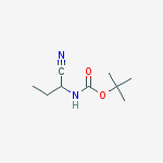CARBAMIC ACID (1-CYANOPROPYL)-,TERT-BUTYL ESTER结构式