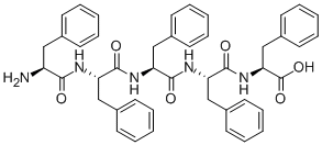 PENTA-L-PHENYLALANINE ACETATE SALT结构式