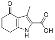 Structure of 1H-Indole-2-carboxylicacid, 4,5,6,7-tetrahydro-3-Methyl-4-oxo-