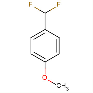 Benzene, 1-(difluoromethyl)-4-methoxy-结构式