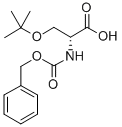 Structure of Z-D-SER(TBU)-OH
