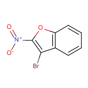 Structure of Benzofuran, 3-bromo-2-nitro-