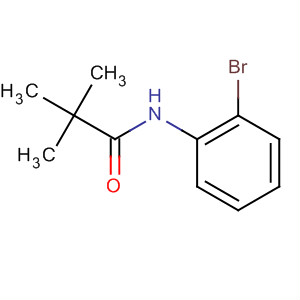 Structure of Propanamide, N-(2-bromophenyl)-2,2-dimethyl-
