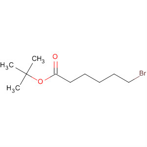 Structure of Hexanoic acid, 6-bromo-, 1,1-dimethylethyl ester