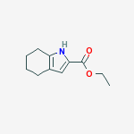 ETHYL 4,5,6,7-TETRAHYDRO-1H-INDOLE-2-CARBOXYLATE结构式
