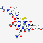 Structure of oxytocin, Asp(5)-