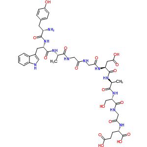 Structure of delta sleep-inducing peptide, N-Tyr-