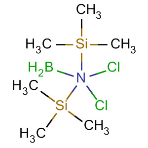 Boranamine, 1,1-dichloro-N,N-bis(trimethylsilyl)-结构式