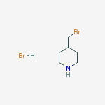 Structure of 4-(bromomethyl)piperidine hydrobromide