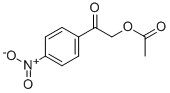 Structure of 2-(4-nitrophenyl)-2-oxoethyl acetate