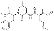 formylmethionyl-leucyl-phenylalaninemethylester结构式